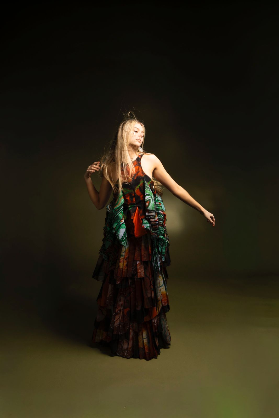 Tiered dress in movement — Under the Same Spell