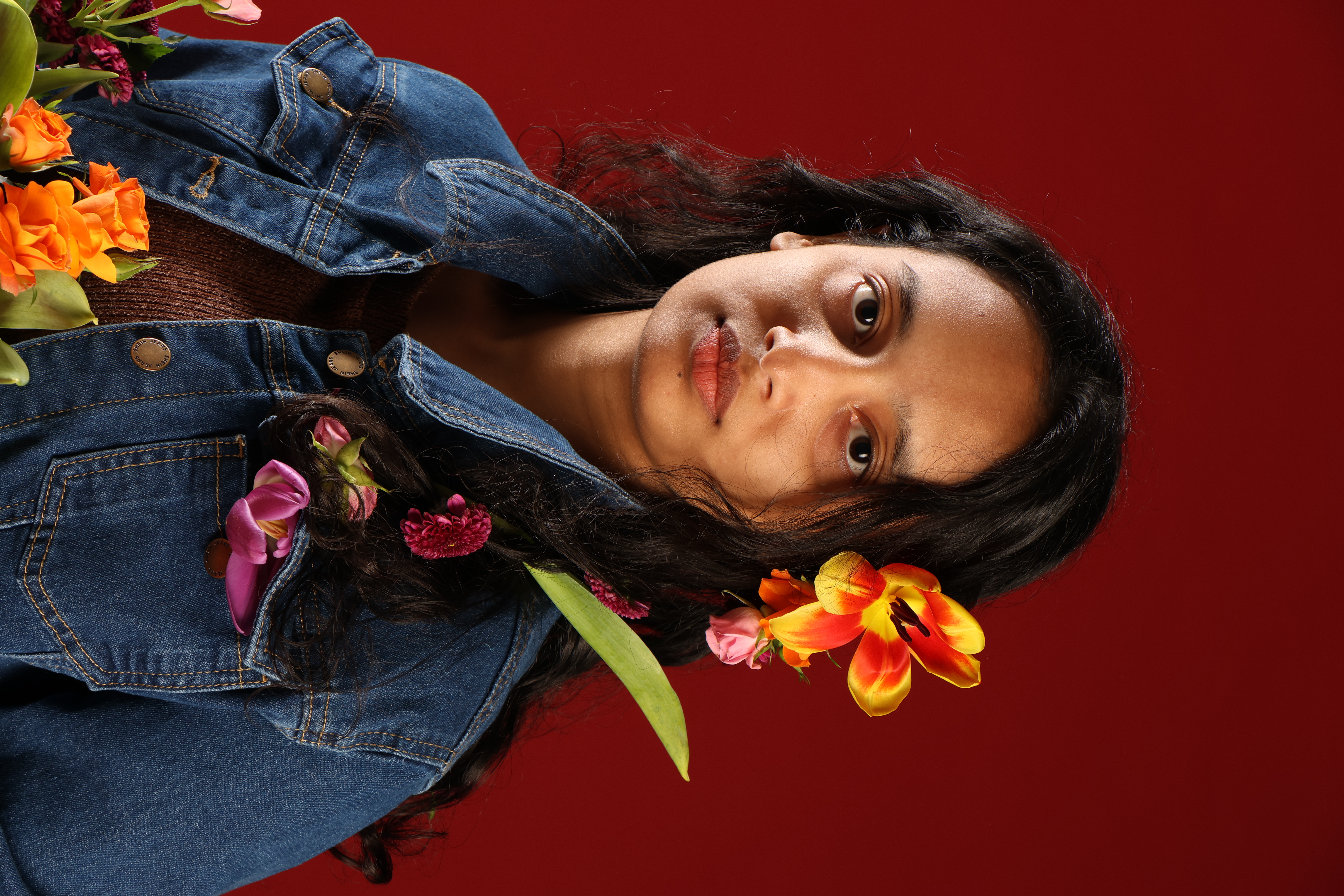 Floral detail — placement print reference